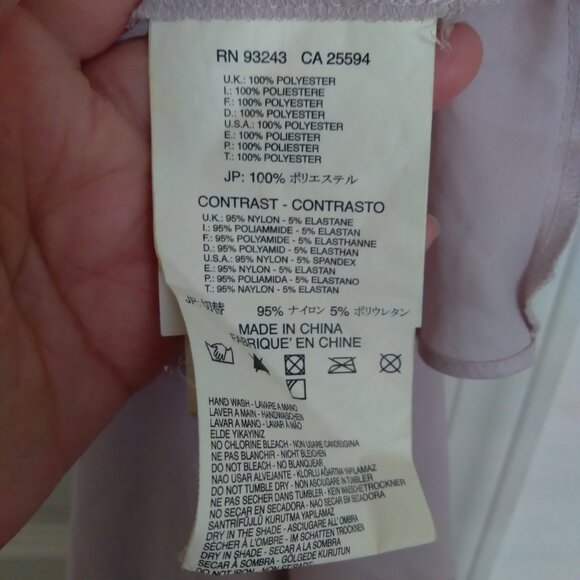 Diesel Champagne Pink and Cream Tank Top with Halter Back - Picture 4 of 4